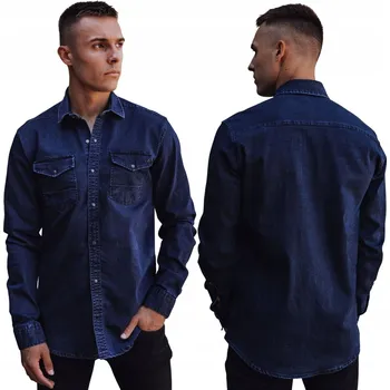 Pánská košile DStreet pánská košile casual DX2587 dlouhý rukáv regular střih bavlna velikost L