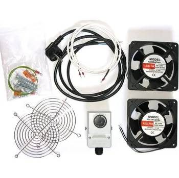 Rozvaděč XtendLan Ventilace pro nástěnné rozvaděče, termostat, 2 ventilátory,napáj.kabel, spoj. materiál