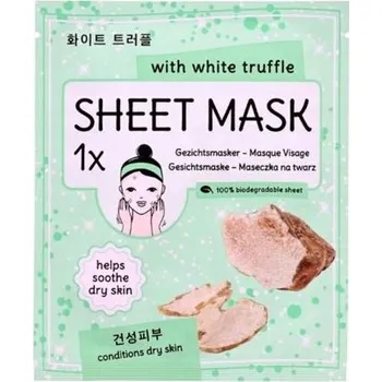 Pleťová maska Korejská pleťová maska v plátýnku s bílým lanýžem pro suchou pleť