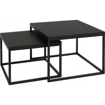 Konferenční stolek Konferenční stolek APM SOFT LOFT CUBE čtvercový 70 x 70 x 42 cm černý