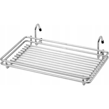 Drátěná police KOŠÍK ZÁVĚSNÝ POLIČKA DRŽÁK JEDNODUCHÝ MALÝ AMIX