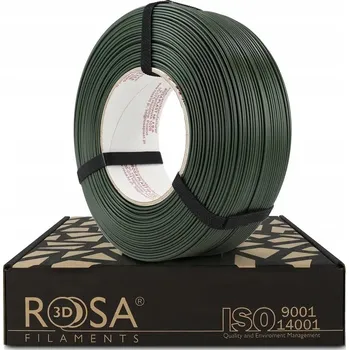 3D tisk Filament ROSA3D PLA 1,75 mm ReFill 1 kg Hunter Green Zelená (Lovecká Zelená)