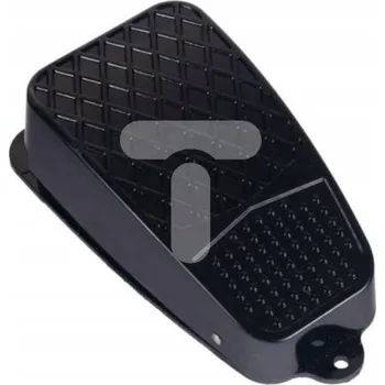 vypínač Nožní spínač 140X66 hliníkový černý (1NO/1NC)