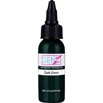 Tetovací barva INTENZE GEN-Z DARK GREEN 30 ml INKOUST tetovací barva