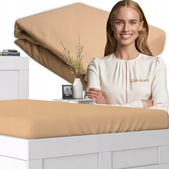 Prostěradlo Prostěradlo JERSEY s Gumou 200x220 Béžové