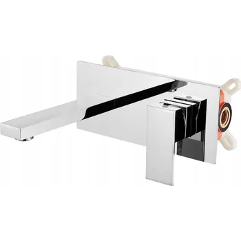 Vodovodní baterie Umyvadlová baterie pod omítku Invena Paros stříbrná