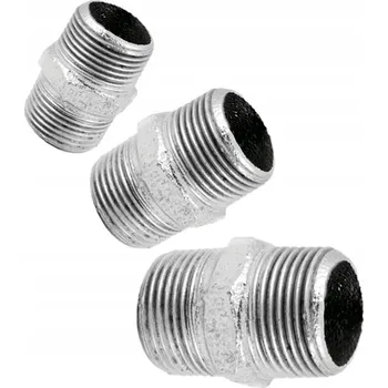 Fitinka VSUVKA SPOJKY VNĚJŠÍ ZÁVIT VNĚJŠÍ ZÁVIT " POZINK DN80 LITINA POZINKOVANÁ AGAFLEX