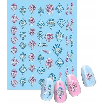 SAMOLEPKY NA NEHTY S SAMOLEPICÍMI VZORY 5D E7