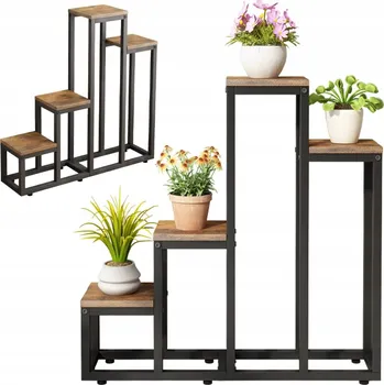 Květináč Dřevěný Držák Na Květináč Muvu 67 cm