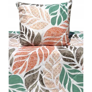 přikrývka Letní přikrývka lehká zelená hnědá bavlněná 200x220 prodyšná ZIEMA