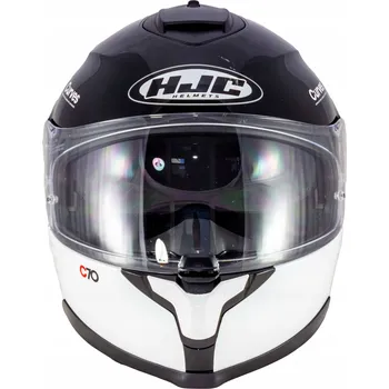 Helma na motorku HJC C70 CURVES Integrální Motocyklová Přilba Bílo-Černo-Červená, Velikost S