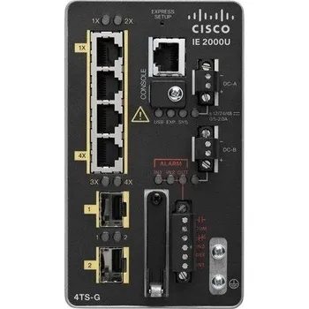 Síťový prvek Cisco průmyslový switch IE-2000-4TS-G-L, 4x 10/100 + 2 Gb SFP