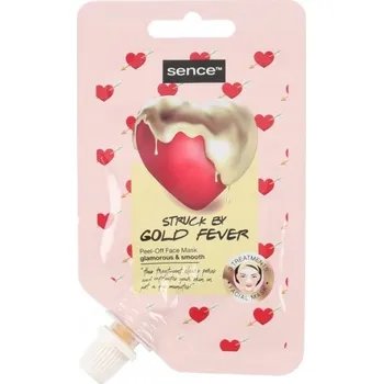 Pleťová maska Zlatá slupovací maska Sence Gold Fever – čištění a rozjasnění