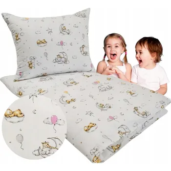 Povlečení Sada povlečení Głęboki Sen 100 x 160 cm bílá