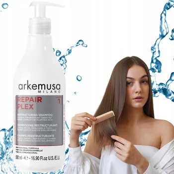 Šampon Šampon pro Poškozené Vlasy Regenerační Arkemusa Repair Plex 500 ml