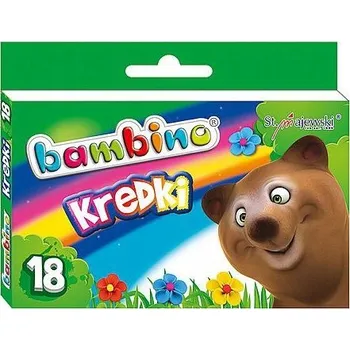 Kresba Pastelky školní grafitové 18 barev s kaolinem Bambino