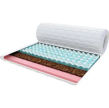 Matrace Přistýlka z profilované pěny RavineBlue + kokos + visco 120x200cm 7cm