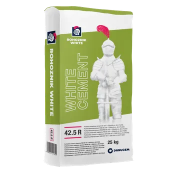 cement Bílý cement CEM II/A-LL 42,5 R white Hmotnost: 25 kg