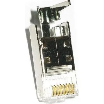 Síťový konektor XtendLan Konektor STP RJ45 CAT6 s lisovacím klipem