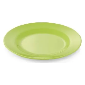 Talíř Talíř mělký 20 cm zelený melamin (12 ks)