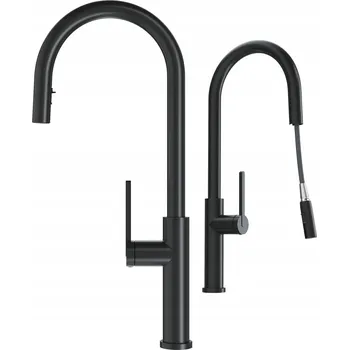 Vodovodní baterie Stojánková kuchyňská baterie Granitan PRATI černá