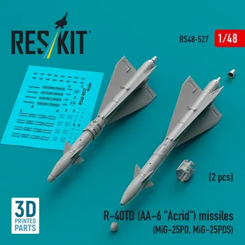 Plastikový model 1/48 R-40TD (AA-6 'Acrid') missiles (2 pcs.)