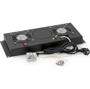 modulární přístroj a rozvaděč Triton 19" Vent. jednotka 220V/30W 4U 2xFAN+Term vertikální