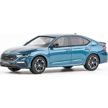 autíčko Škoda Octavia IV RS (2020) - Modrá Admiral Metalíza ABREX 1:43