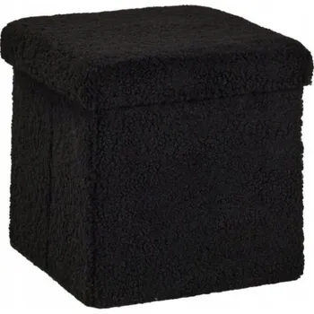 Taburet Factory čalouněný Taburet černý