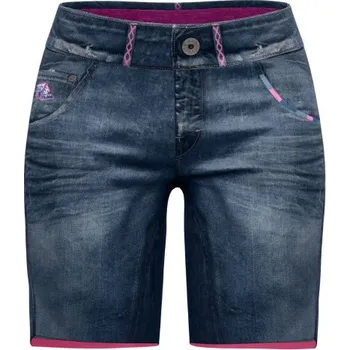 Dámské kraťasy Dámské kraťasy Crazy WONDER MAGIC - PRINT DARK JEANS - tmavě modrá S