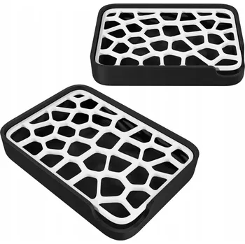 Mýdlenka Volně stojící Mýdlenka Printz bílá, černý plast