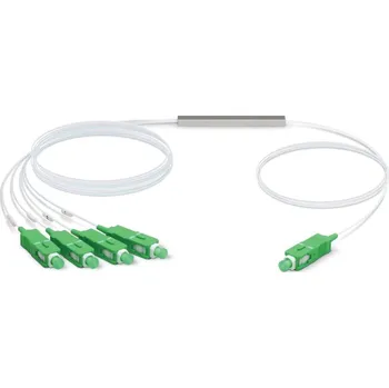 Síťový kabel Ubiquiti UFiber Splitter 4 - optický rozbočovač 1:4, 1260-1650 nm, SC/APC konektory, délka 1,5 m
