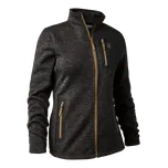 Dámská mikina Deerhunter Sarek Knitted - Dark Grey Melange 36