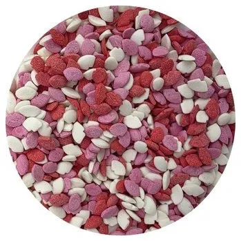 Jedlá dekorace na dort Cukrové zdobení Trojbarevné pusinky 80g - I LOVE CAKES