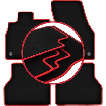 autokoberec Velurové autokoberce Wielganizator, sada 4 kusů