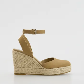 Dámské lodičky Reserved - Lodičky na klínku - béžová - 559CP-80X - 559CP-80X-38