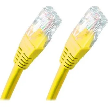 Počítač XtendLan Patch kabel Cat 6 UTP 0,25m - žlutý