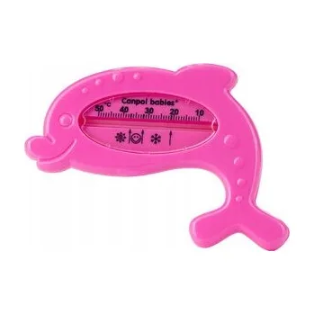 Kojenecká hygiena CANPOL BABIES Teploměr do koupele delfín růžový 2/782