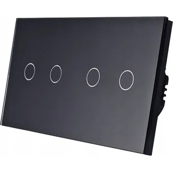 vypínač DOTYKOVÝ SPÍNAČ SVĚTLA 2+2 ČTYŘNÁSOBNÝ STMÍVAČ