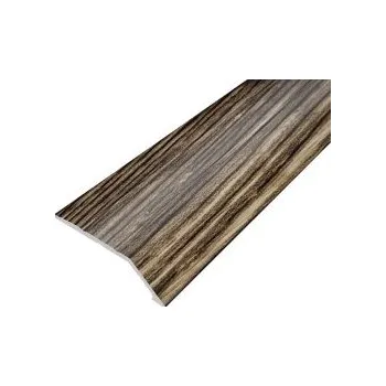 přechodová lišta ACARA PRAHA s.r.o. AC AP6 nájezdová lišta samolepící B, hliník+fólie dub šedožíhaný, v: 8 mm, d: 0,9 m