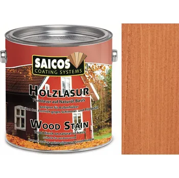 Lak na dřevo Saicos 0031 Ochranná lazura na dřevo Modřín 2,5L