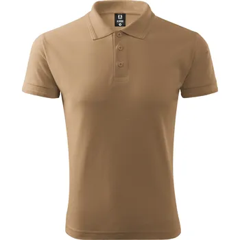 Pánské tričko Pánské triko s límečkem ALTISPORT NoPrint NP/ALM302 PÍSKOVÁ S