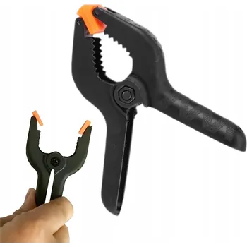 Truhlářská svěrka Truhlářská svěrka pružinová 110 mm modelářská klipsa SILNÁ dílenská