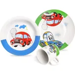 3dílný dětský porcelánový jídelní set Orion Cars ID_1407725