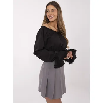 Dámské kraťasy Sukně - šortky MI-SD-88662.92 ITALY MODA Barva: Šedá, Velikost: UNI