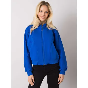 Dámská mikina Mikina EM-BL-703.17 ex moda Barva: Modrá - tmavě, Velikost: S/M