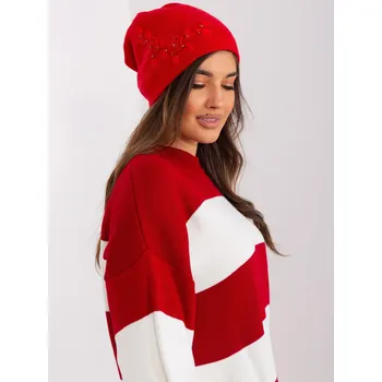 Čepice AT CZ 2329 cap.76 červená jedna velikost