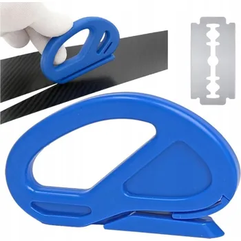 Pracovní nůž Nožík na Řezání Fólie Bezpečný Nůž Nástroj s Žiletkami