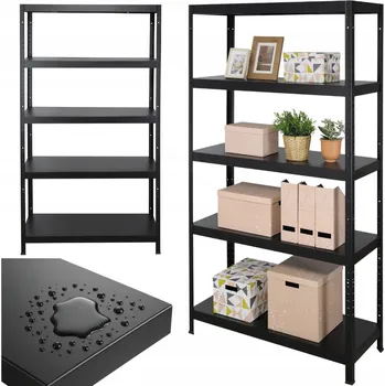 Dílenský regál Kovový regál Wamar-Sosenka 5 polic 130 kg 180x100x40 cm