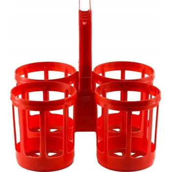 Košík na láhev HDPE košík na lahve, 4 místný